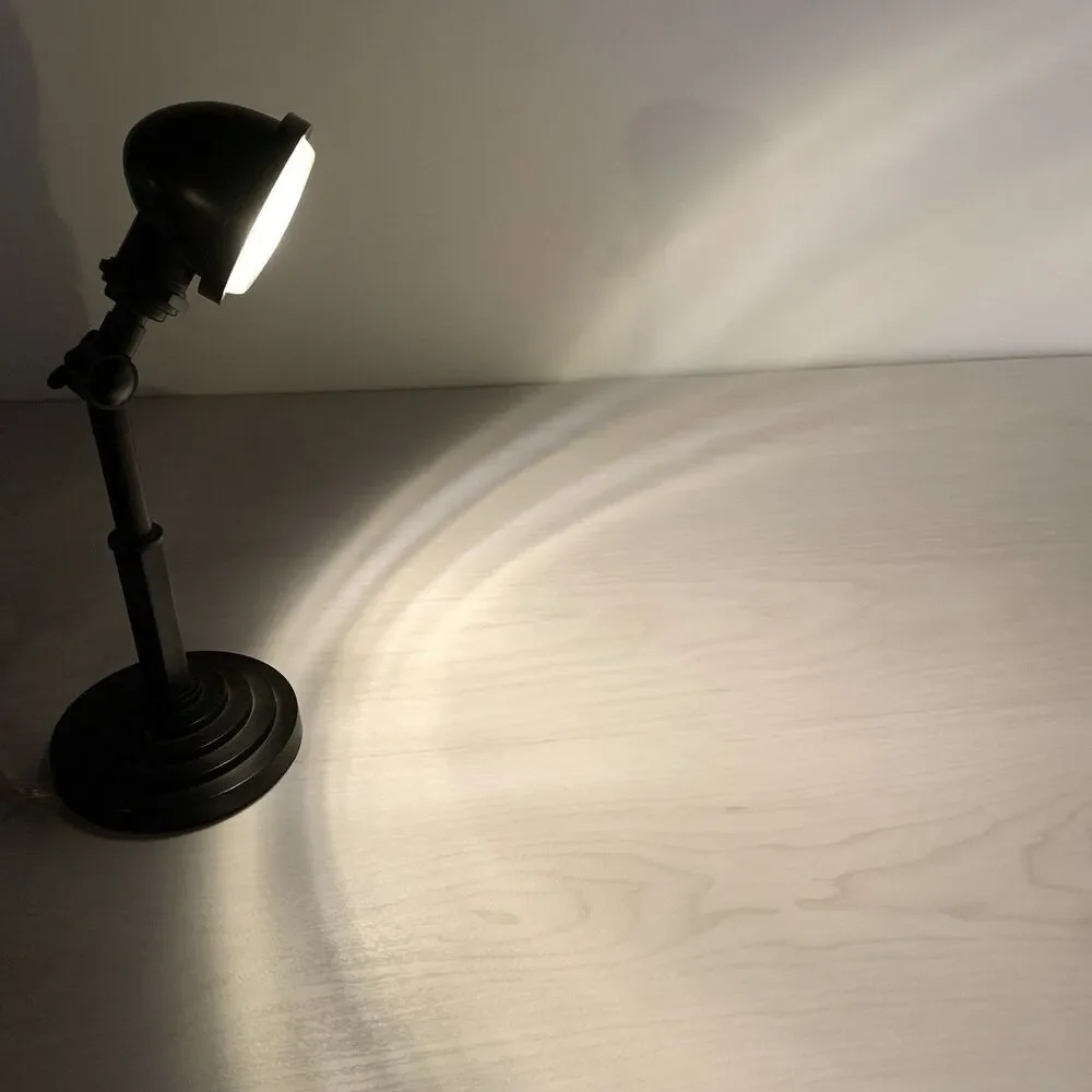 Pottery Barn Metal Adjustable Desk Task Table Black Industrial Lamp